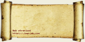 Jasmina Erceg vizit kartica